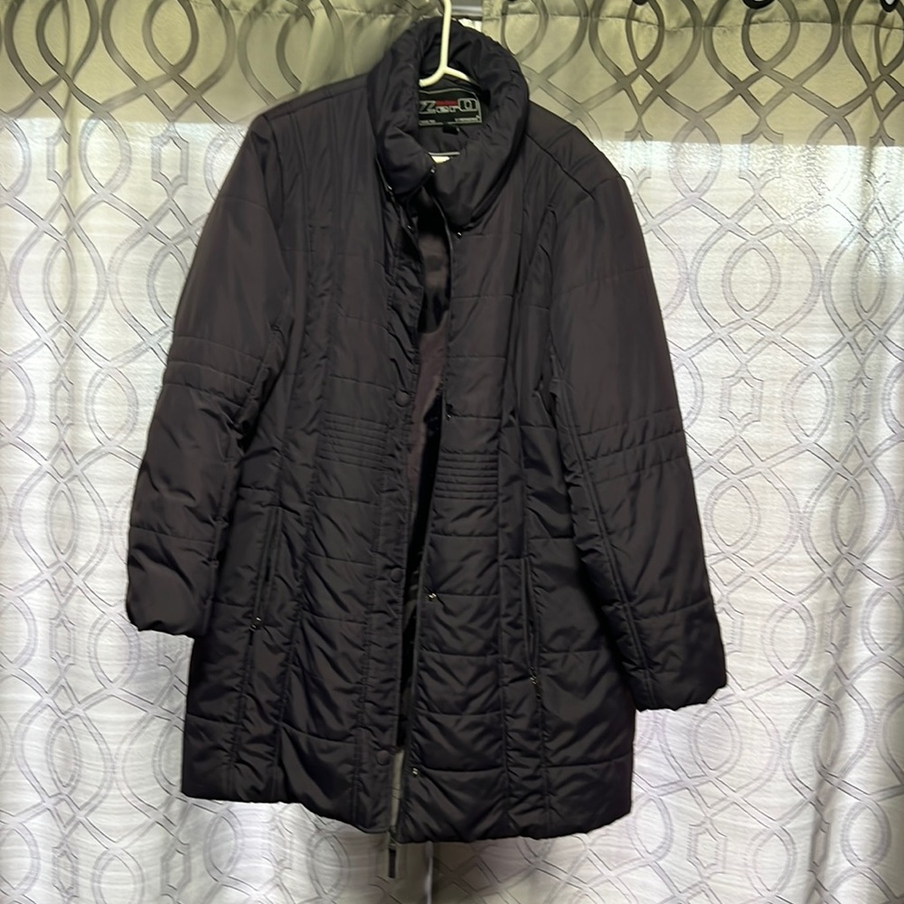 To ask women’s winter purple coat